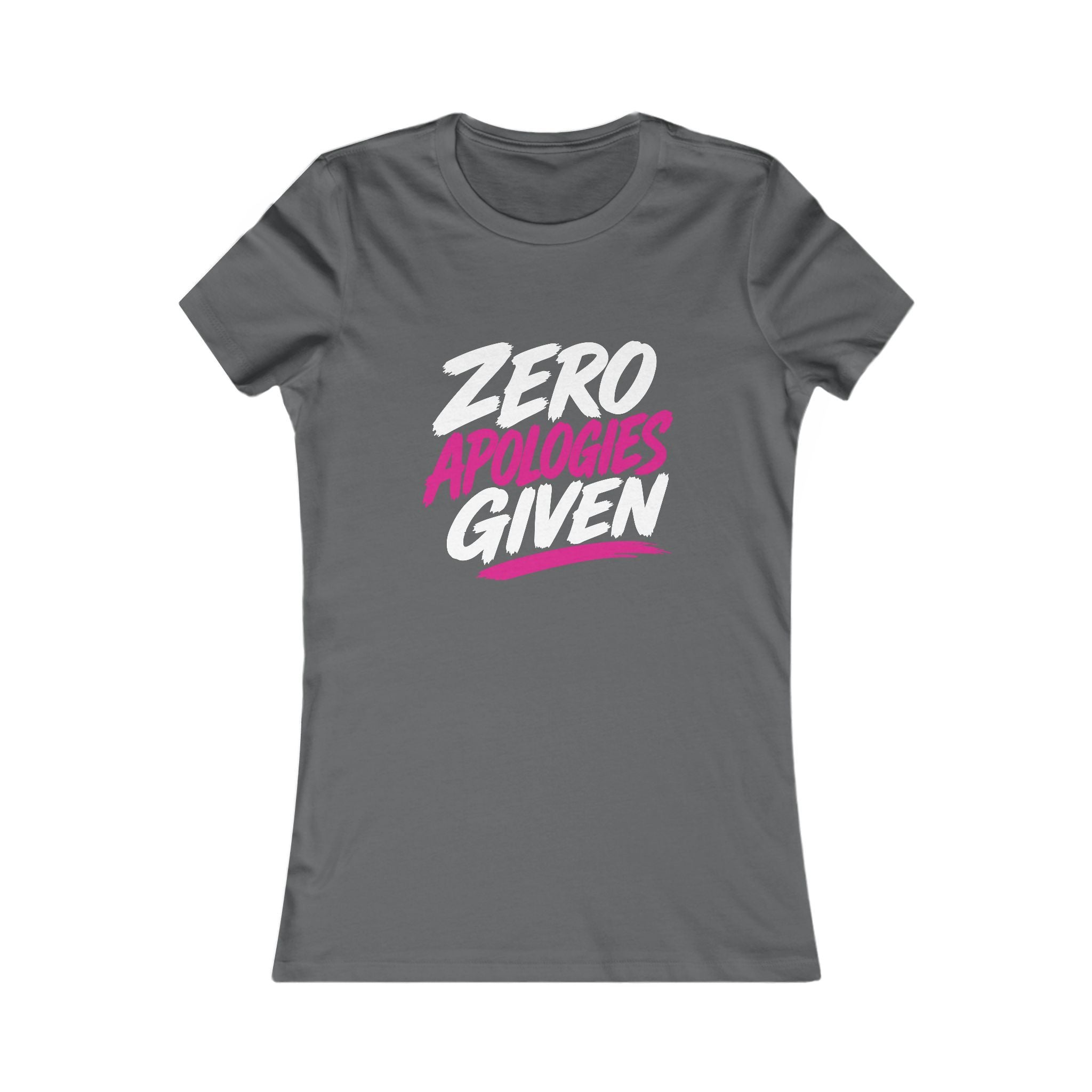 Zero Apologies Given Slim-Fit T-Shirt