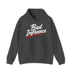 Bad Influence Hoodie — Bold Script Statement Pullover