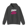 Savage Not Average Bold Script Hoodie