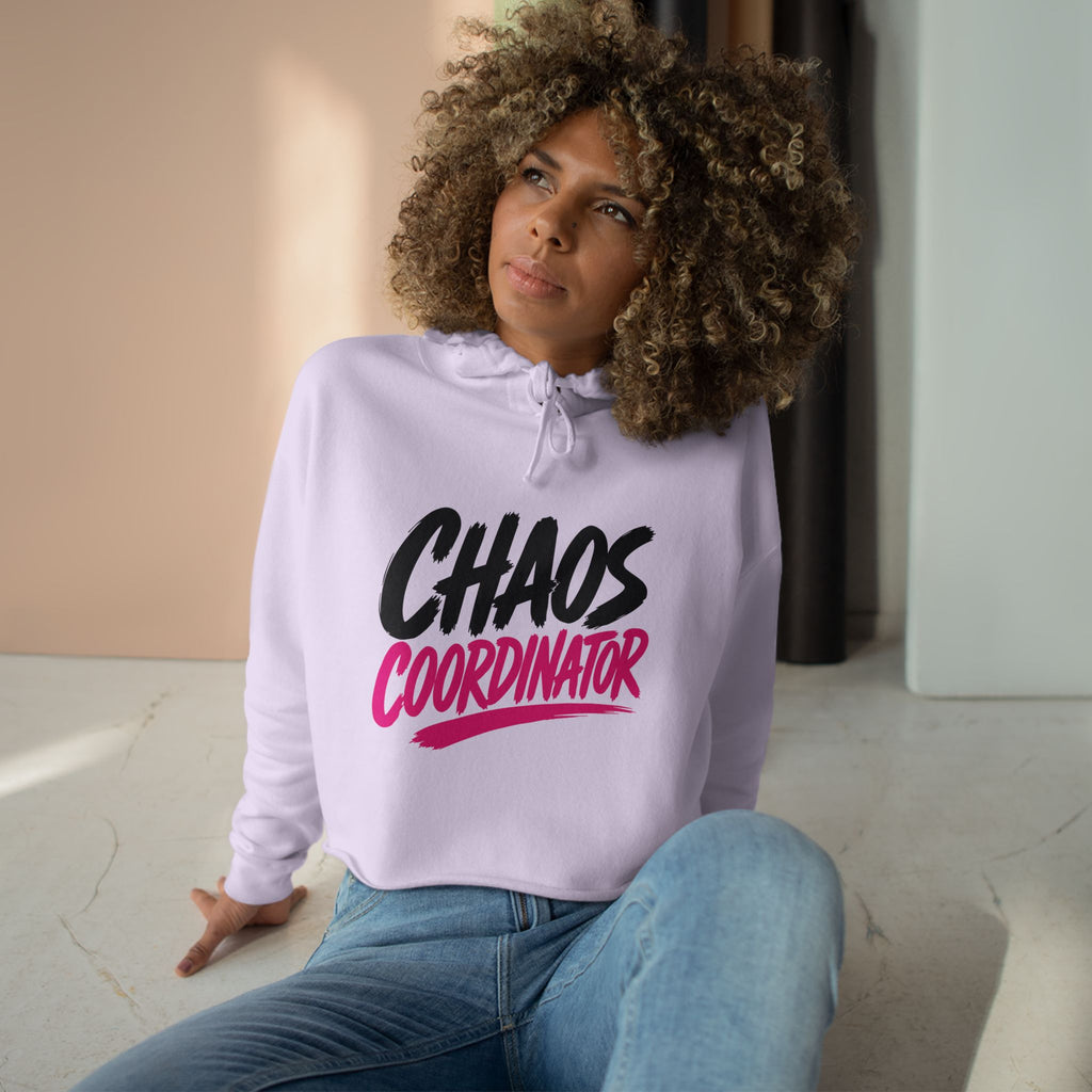 Chaos Coordinator Cropped Hoodie