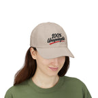 "100% Unapologetic" Embroidered Baseball Hat