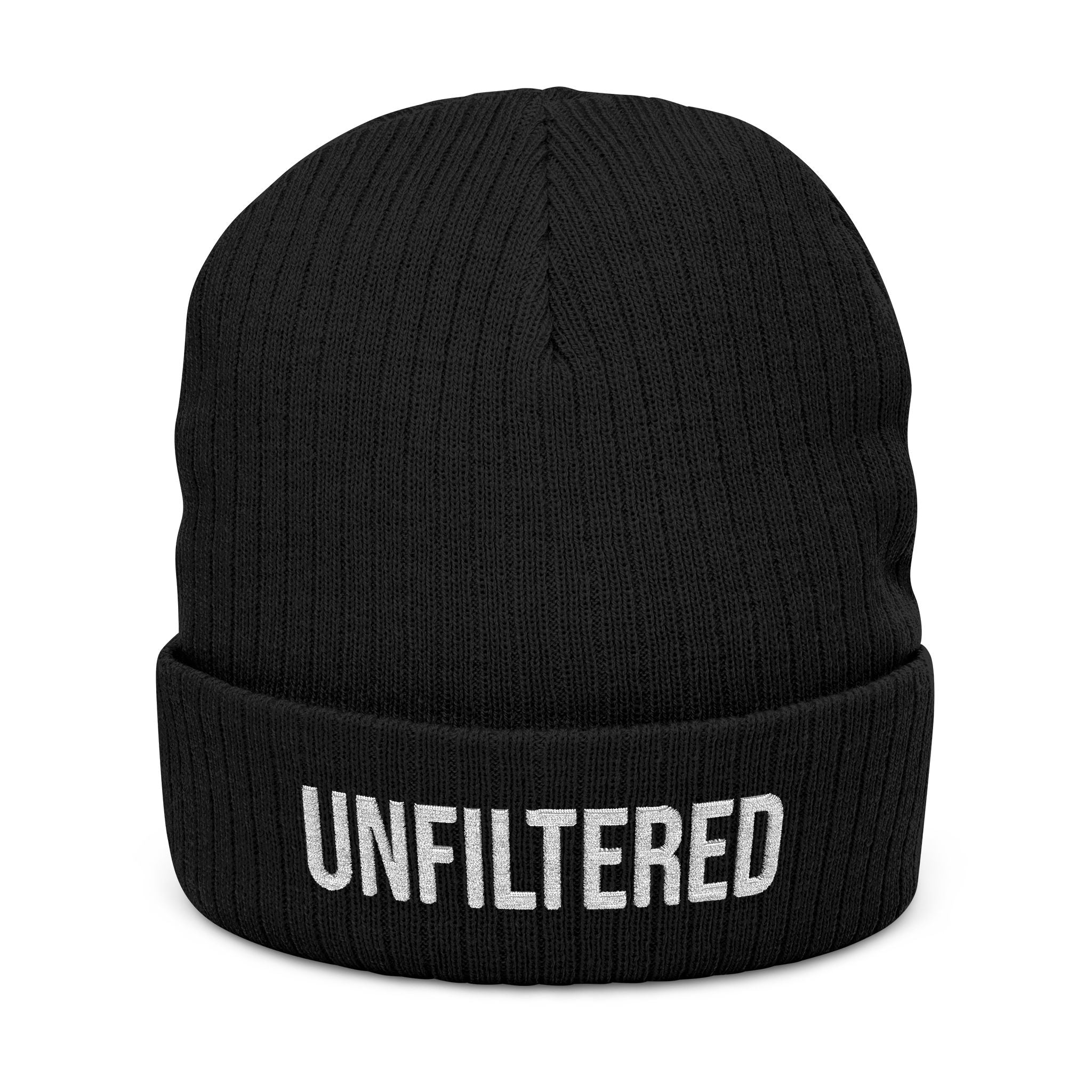 Embroidered Unfiltered Beanie Hat