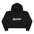 Unapologetic Crop Hoodie – Bold Script Cropped Pullover
