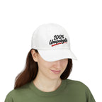 "100% Unapologetic" Embroidered Baseball Hat