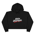 100% Unapologetic Cropped Hoodie
