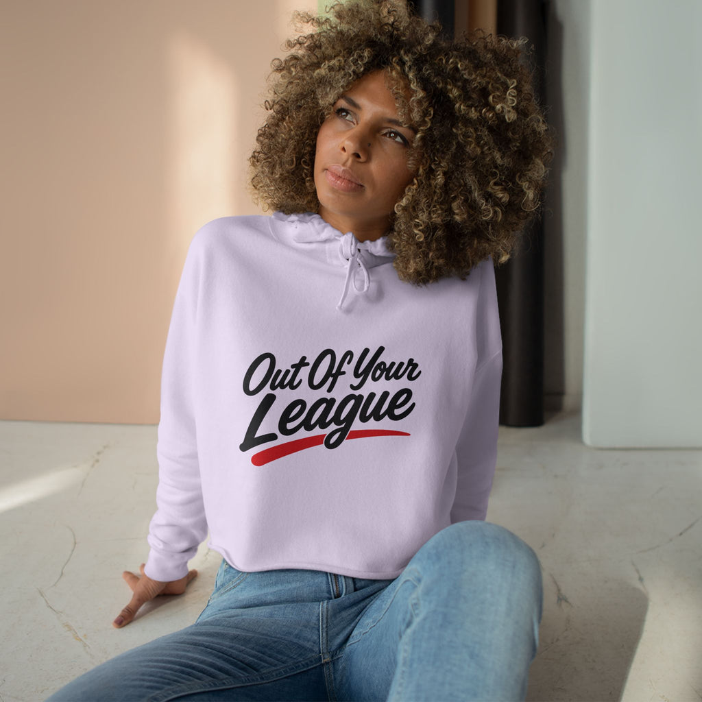 Out Of Your League Crop Hoodie