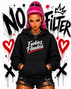 Bad Influence Hoodie — Bold Script Statement Pullover
