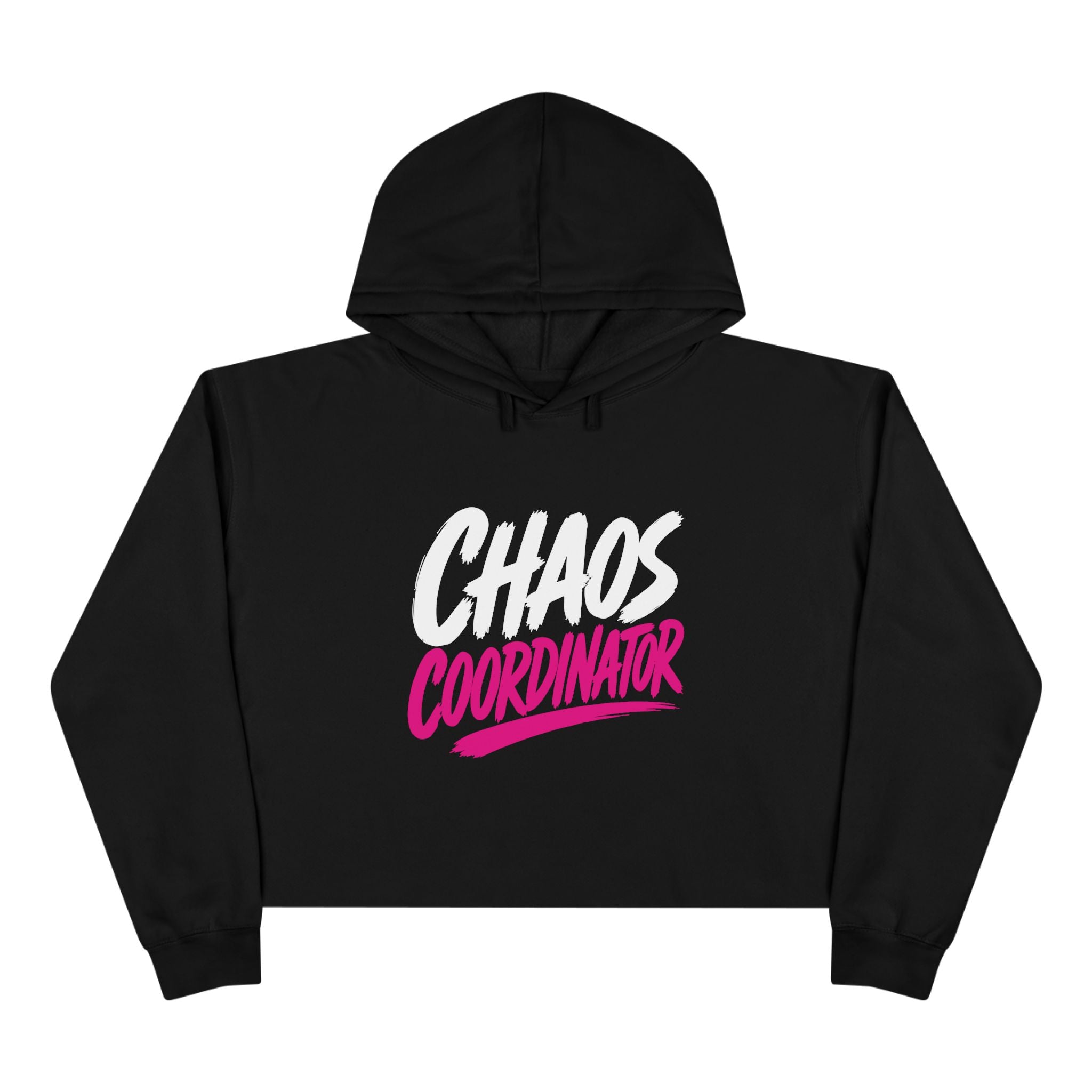 Chaos Coordinator Cropped Hoodie