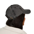 Vintage Embroidered Cap — "100% Unapologetic" Distressed Baseball Hat