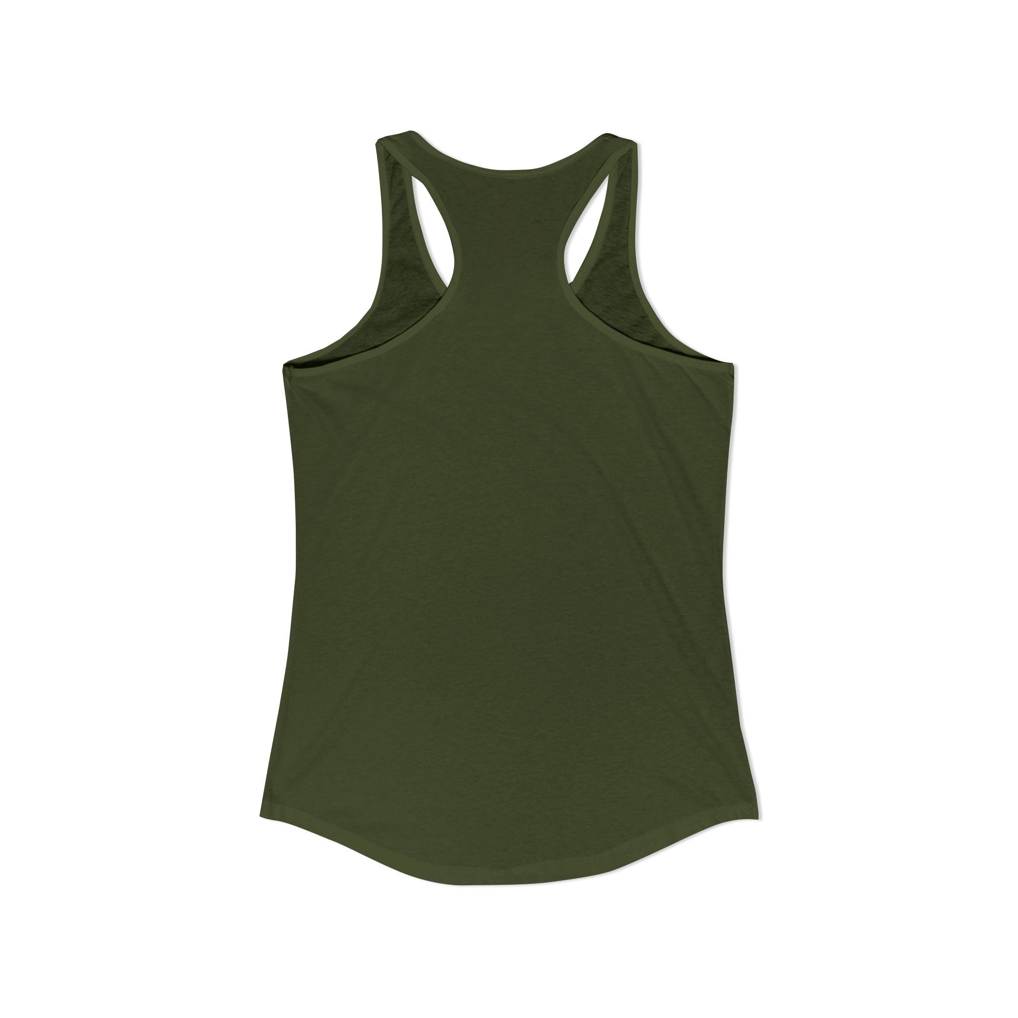 Sorry Not Sorry Racerback Tank product view 20 – No Filter Daily
