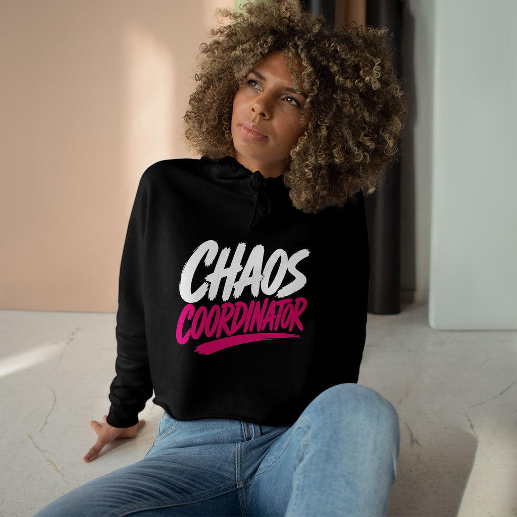 Chaos Coordinator Cropped Hoodie