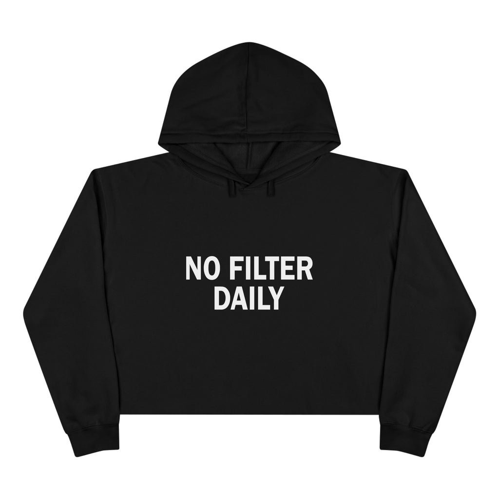 No Filter Daily Cropped Hoodie