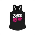 Boss Energy Racerback Tank product view 1 – No Filter Daily