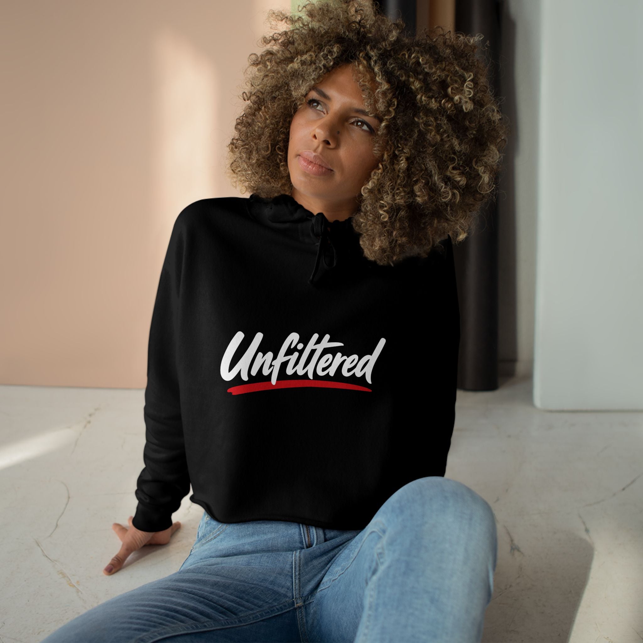 Unfiltered Cropped Hoodie
