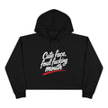 Cute Face, Foul Fucking Mouth Cropped Hoodie