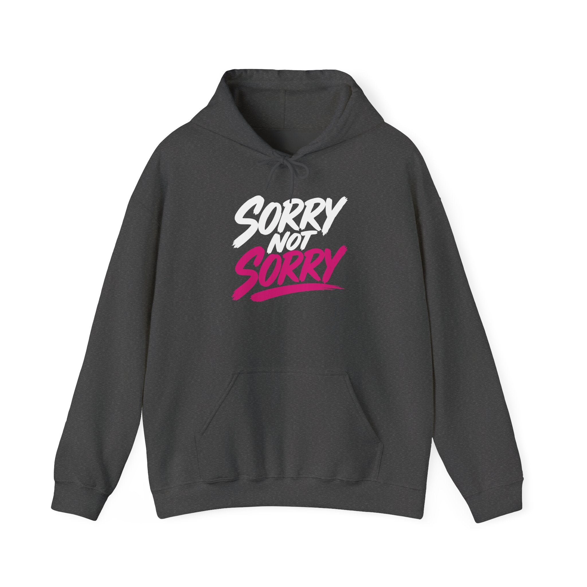 Sorry Not Sorry Hoodie - Script Graphic Pullover
