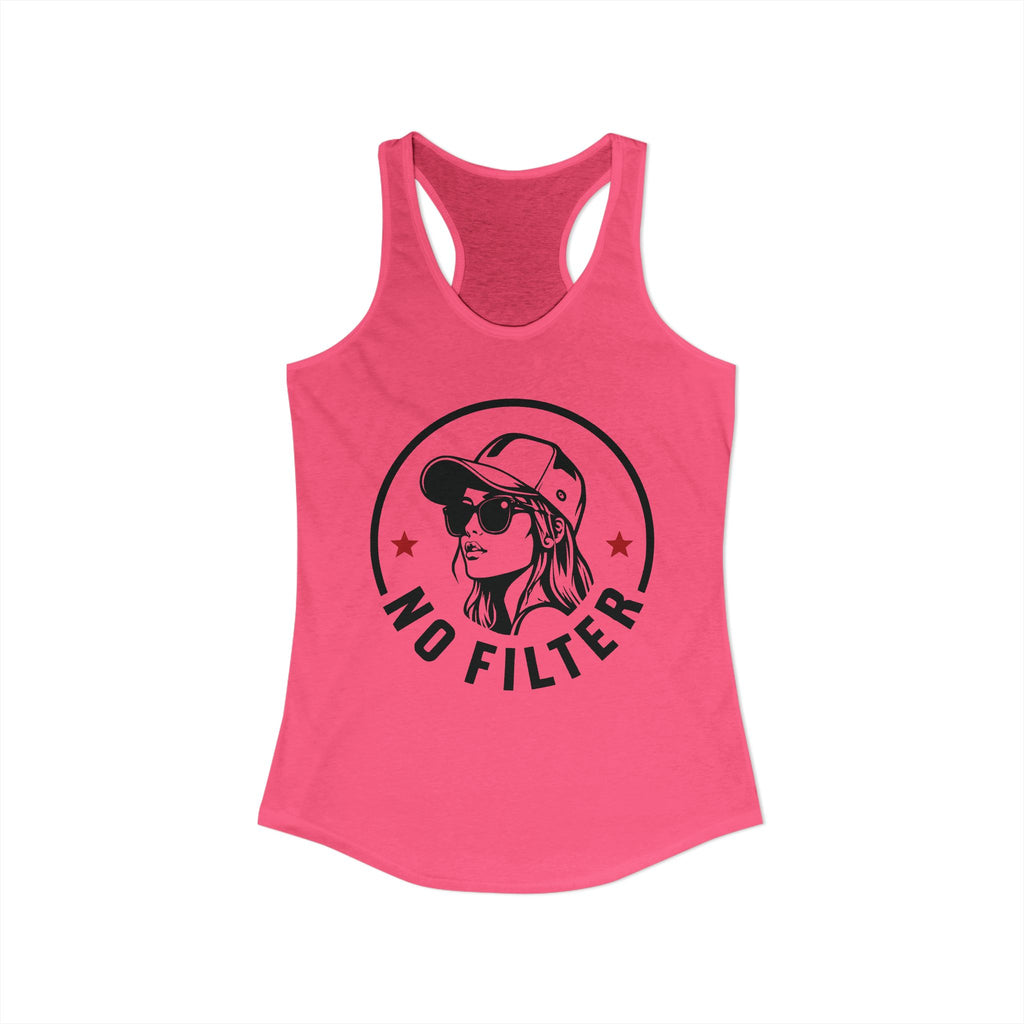 No Filter Girl Racerback Tank product view 6 – No Filter Daily