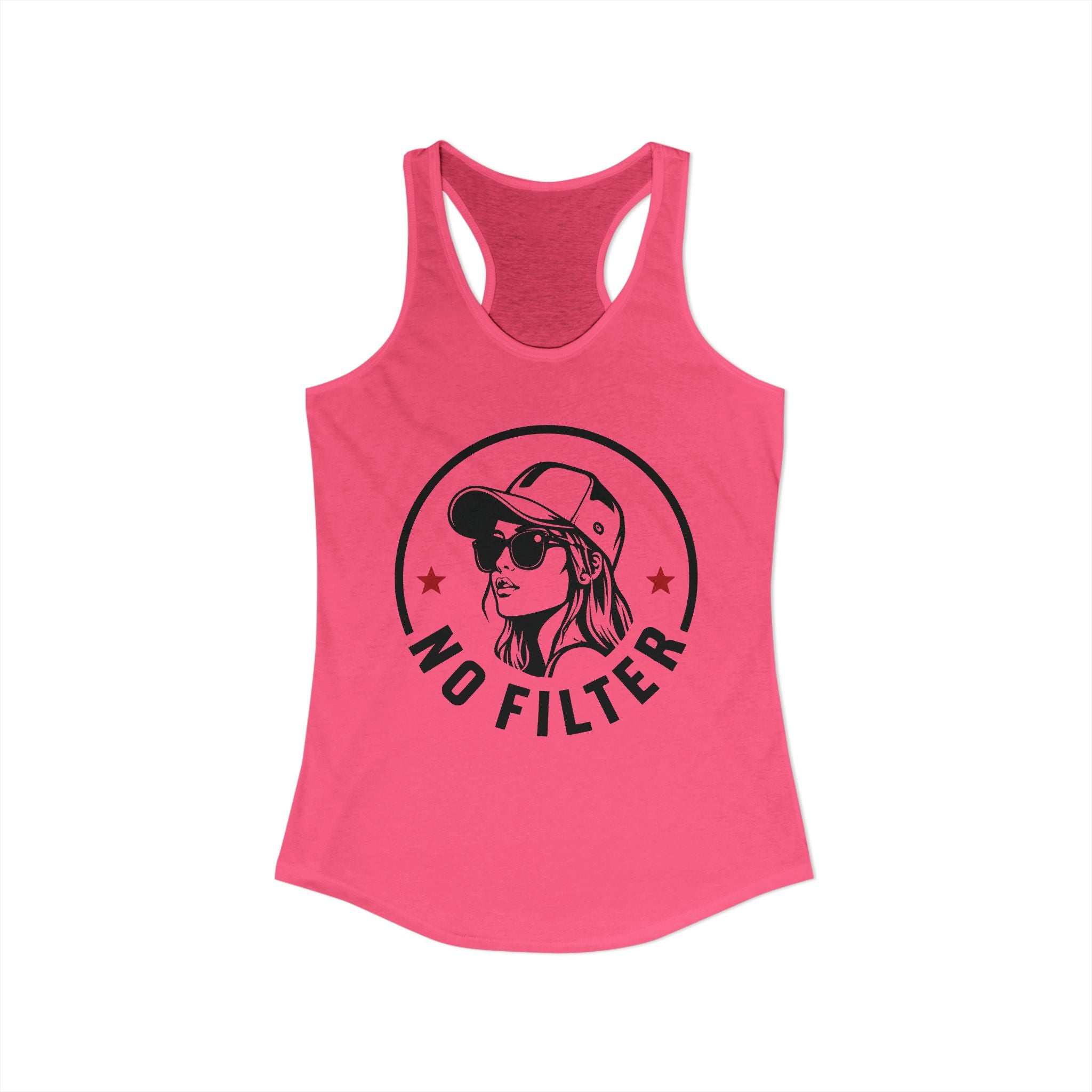 No Filter Girl Racerback Tank product view 6 – No Filter Daily
