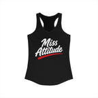 Miss Attitude Racerback Tank product view 1 – No Filter Daily