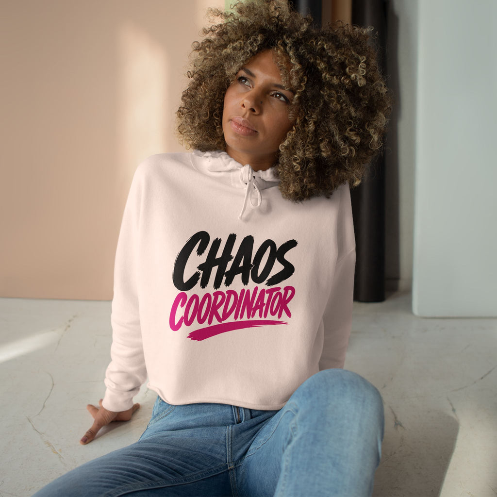 Chaos Coordinator Cropped Hoodie